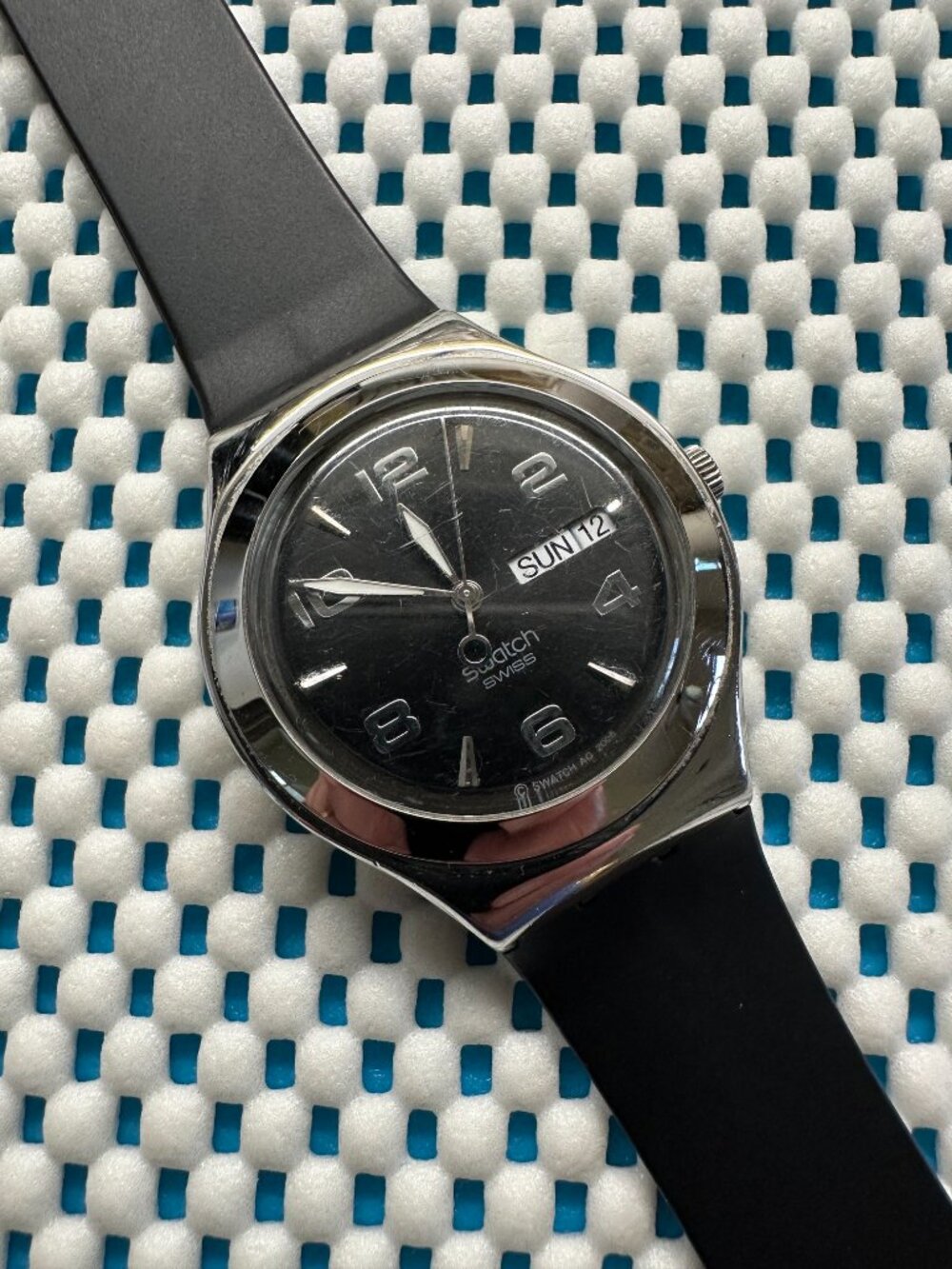 Swatch Watch Feature Steel YGS737 Vintage 2006